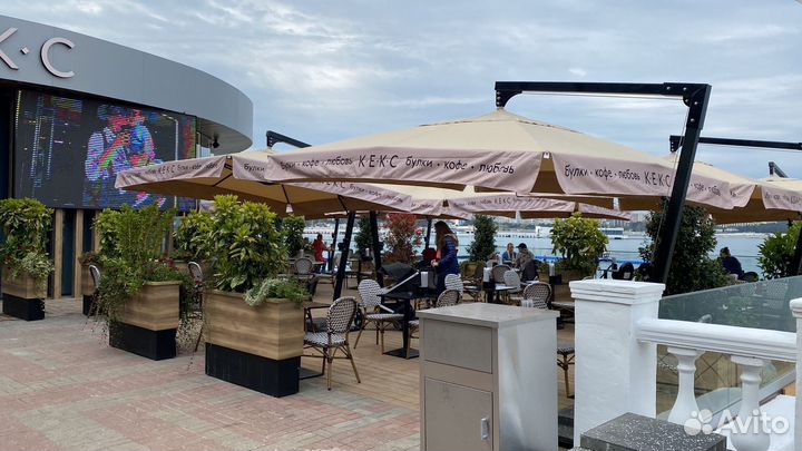 Зонты для летнего кафе