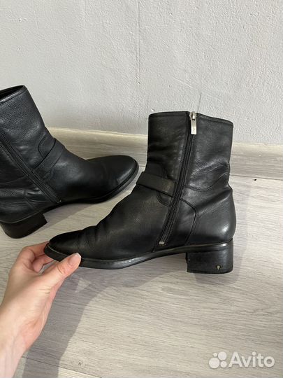 Полусапоги ekonika натуральная кожа 39 размер