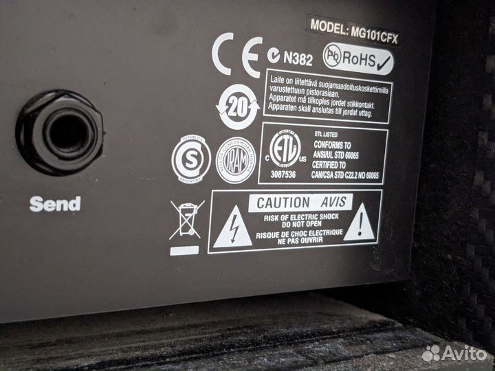 Гитарный усилитель Marshall MG101CFX