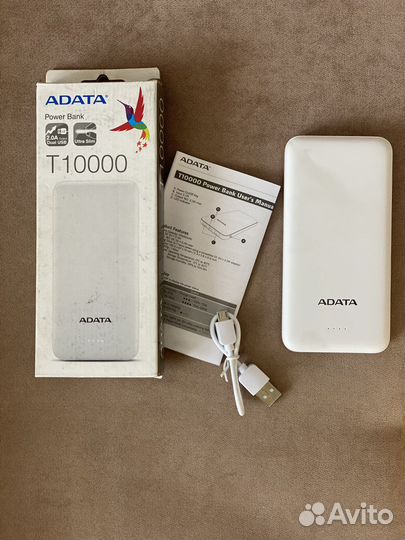 Внешний аккумулятор adata T10000