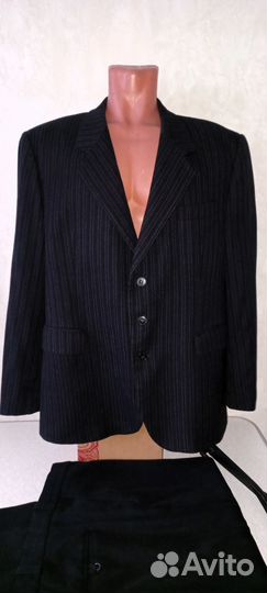 Костюм классический шерсть р.54 пиджак брюки