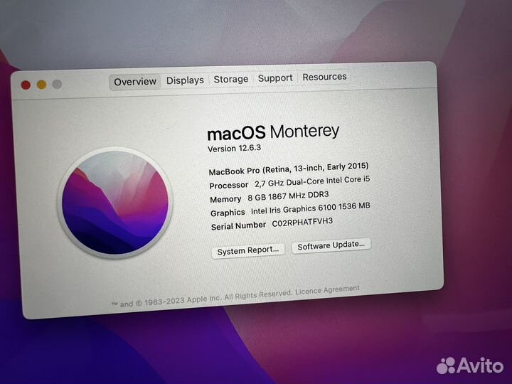 Apple MacBook Pro 13 2015 Retina