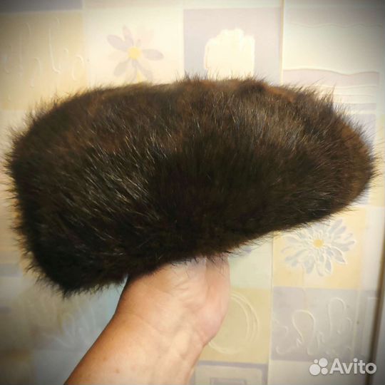 Женская меховая шляпа. Берет. 58р