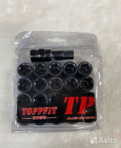 Колесные гайки 12х1,25 черные