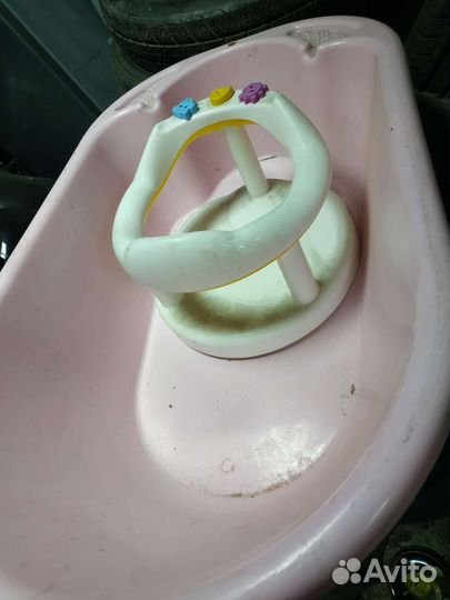 Стульчик для купания и ванночка