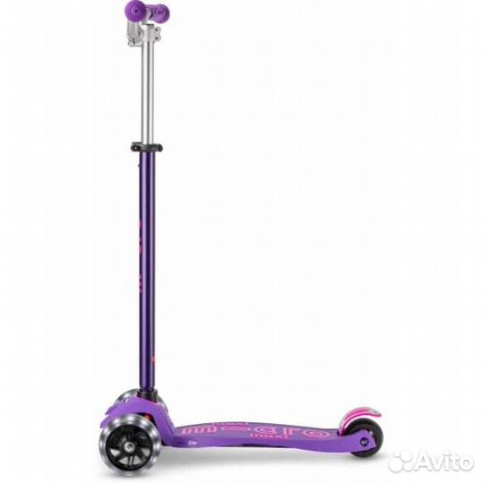 Самокат Maxi Micro Deluxe Pro LED сиреневый