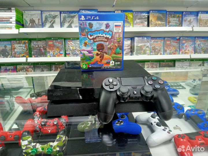 Playstation 4 Fat 500GB + Сэкбой
