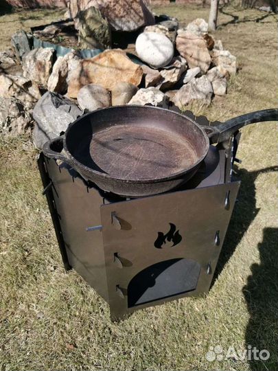 Печь для казана + мангал 3в1 2мм