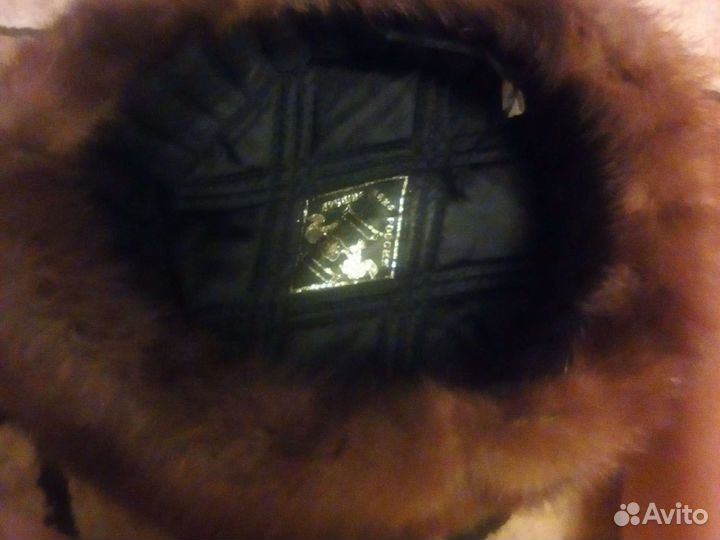 Норковая шапка мужская