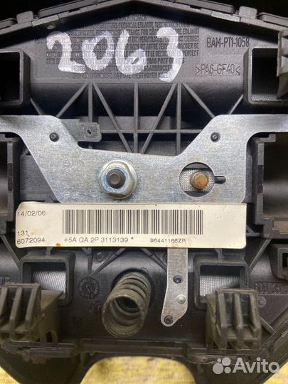 Аирбаг на руль Peugeot 206 T13 KFW(TU3JP) 2006