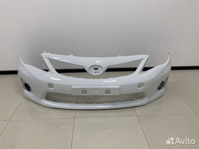 Передний бампер на Toyota Corolla 150 рестайлинг