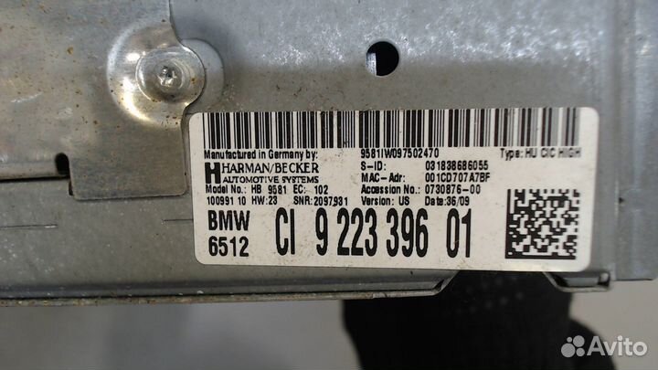 Магнитола BMW 7 F01, 2010