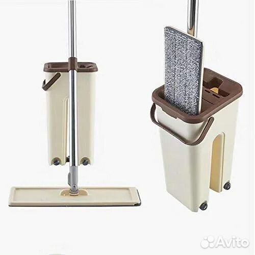Швабра с отжимом и ведром