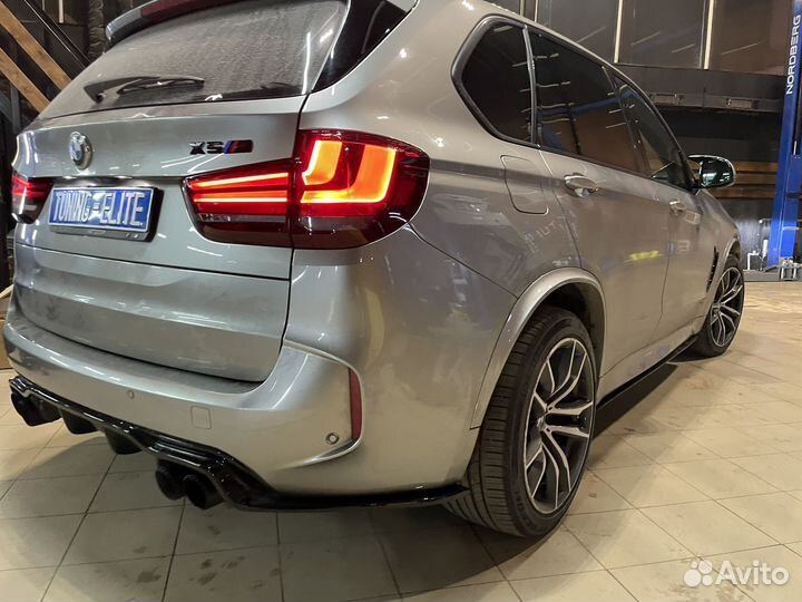 Задний Диффузор Элит на BMW X5M F85 Тюнинг