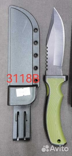Нож охотничий с пластик чехлом, 3118В