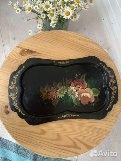 Поднос металлический СССР