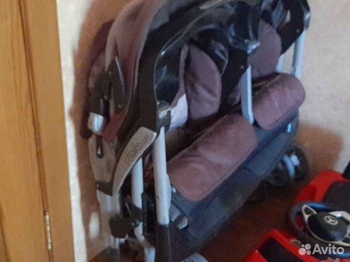 Коляска peg perego aria для двойни, погодок