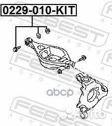 Болт с эксцентриком (ремкомплект) nissan fuga Y50