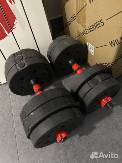 Гантели разборные