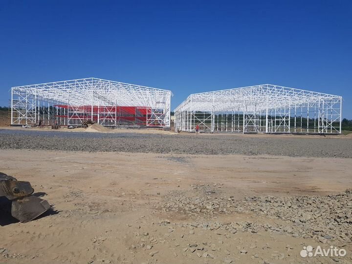 Строительство ангаров складов и зернохранилищ под