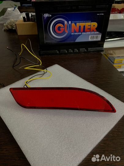 Светодиодные катафоты заднего бампера приора