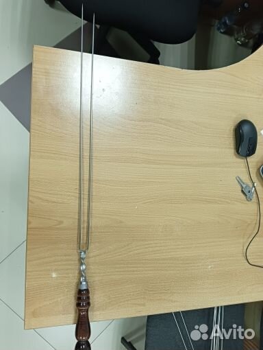 Шампура для овощей с деревянной ручкой 400/3мм