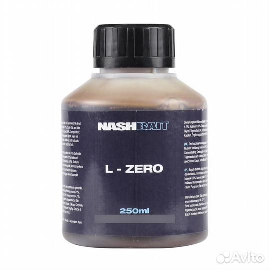 Nash Tackle Ликвид L-Zero 250 ml