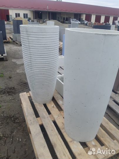 Ваза из бетона в наличии и под заказ