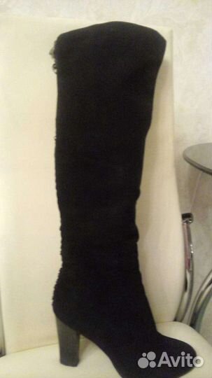 Сапоги евро зима замша женские 38 размер