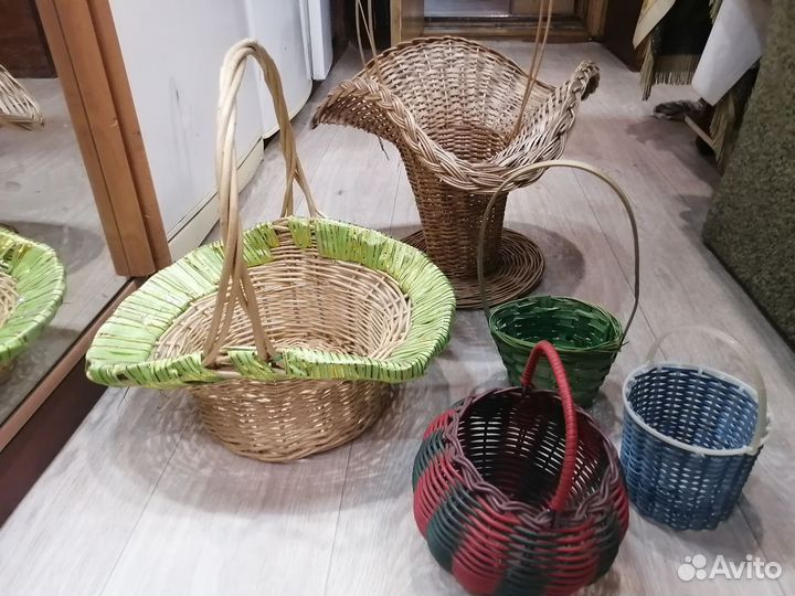 Корзинки плетеные