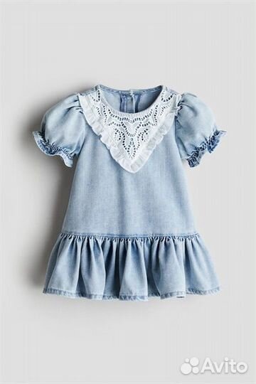 Джинсовое платье для девочки 92 h&m