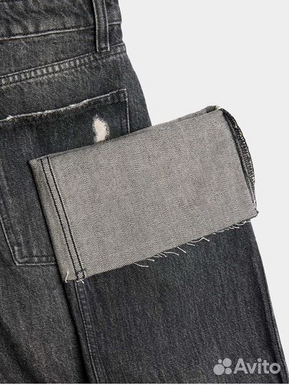 Джинсы в стиле гранж lime 34