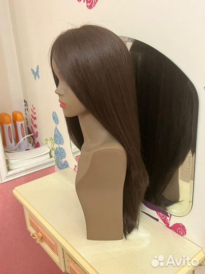 Манекен для причесок.Натуральные 100 волосы
