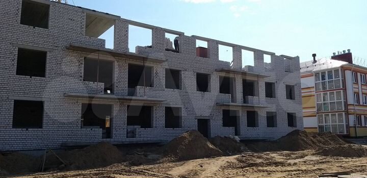 2-к. квартира, 52,5 м², 3/3 эт.