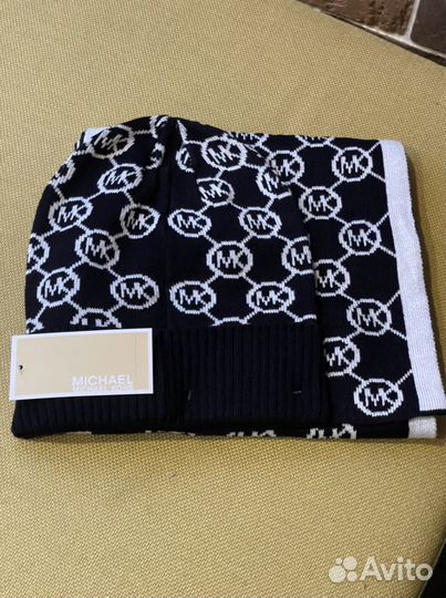 Шапка и шарф оригинал Michael Kors