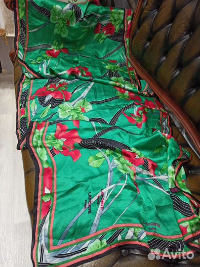 Палантин laporte оригинал шелк италия