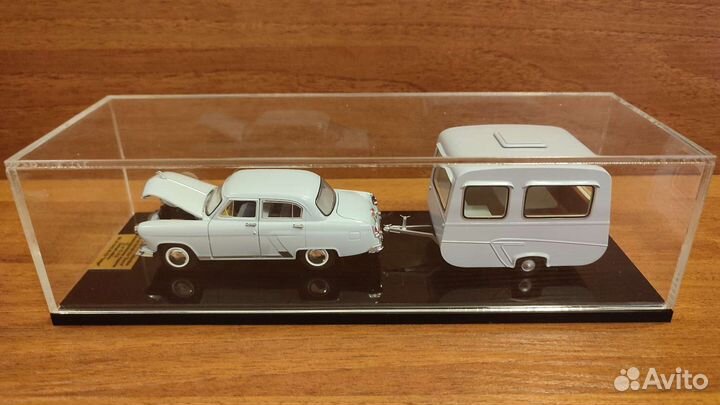 Волга Газ 21 с прицепом 1:43