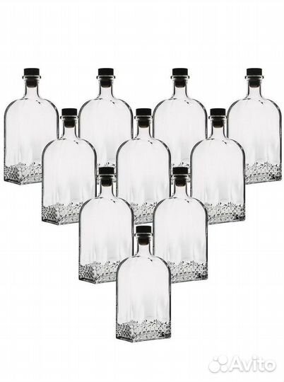 Бутылки стекло 0.5 л. набор 10 шт