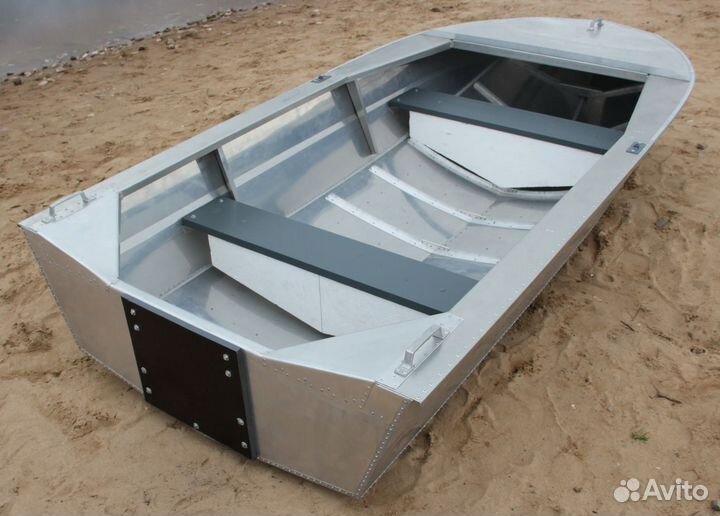 Алюминиевая лодка Мста-Н 3 м., новая, с вёслами