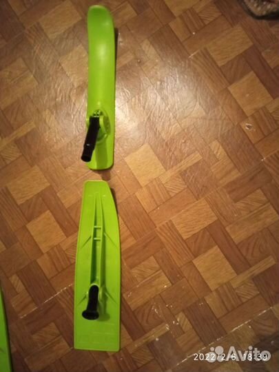 Самокат - снегокат, два в одном