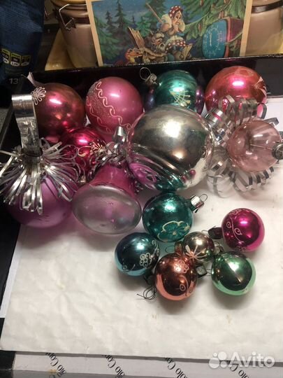 Елочные игрушки СССР одним лотом