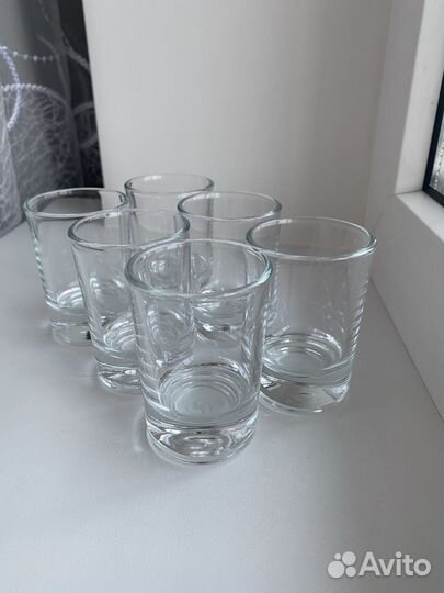 Рюмки (стаканы) 6 шт