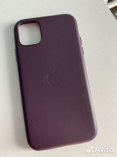 Кожаный чехол iPhone 11