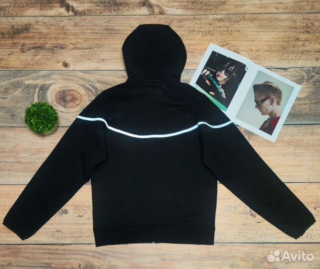 Зип худи nike tech fleece 2025 reflective