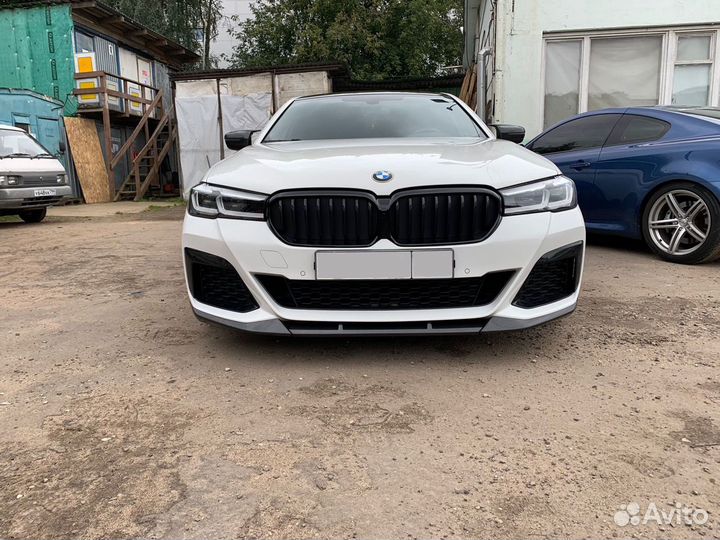 Сплиттер bmw g30 lci m performance