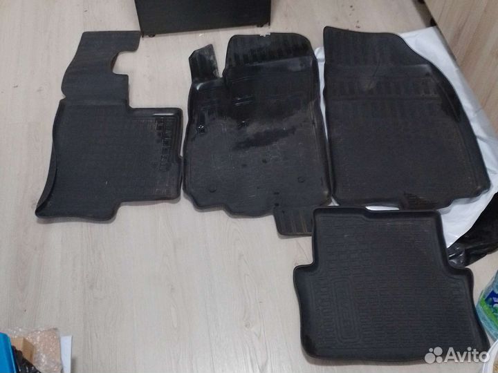 Коврики в салон, комплект на Chevrolet Aveo t300