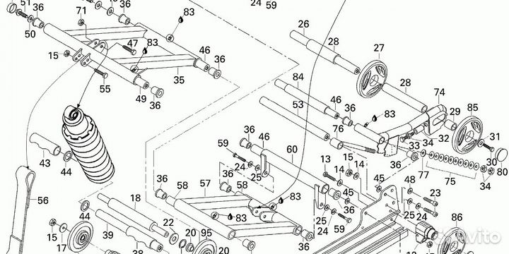 605251781 Рычаг подвески BRP