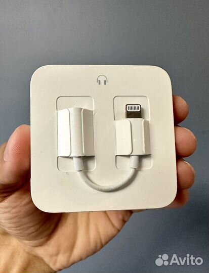 Наушники apple earpods lightning с переходником