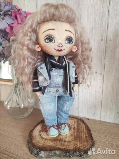 Интерьерная кукла ручной работы