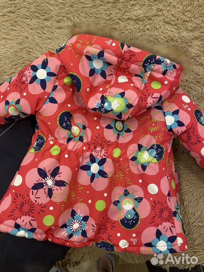 Зимний костюм для девочки 104 размер